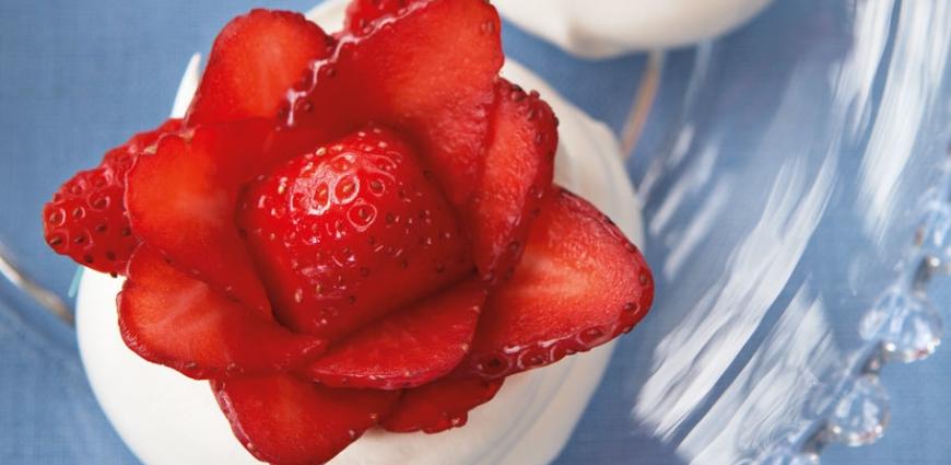 Montagne à la fraise