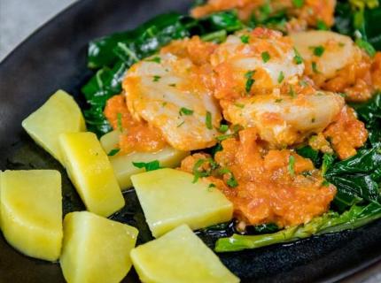 Joues de morue sautées