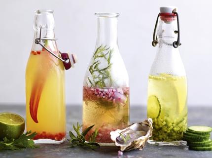 3 toppings pour vos huîtres: Exotique, Classique, Rock