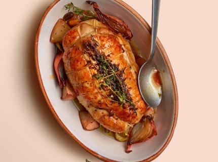 Rôti de dinde au thym 